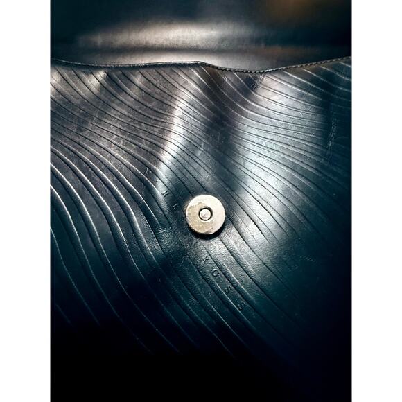 Vintage Mark Cross Black Leather Briefcase – Made in Italy - Picture 4 of 12